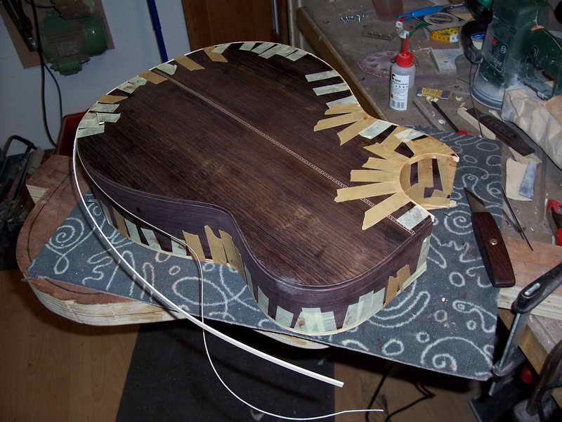 Body mit fast fertigem Binding