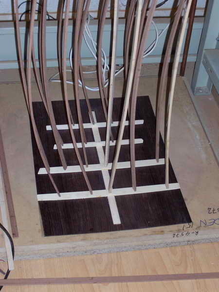 Aufleimen der Bodenbalken