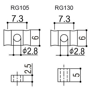 Gotoh Relic Saitenniederhalter RG105/130 Aged Ni Gotoh Relic Saitenniederhalter RG105/130 Aged Ni