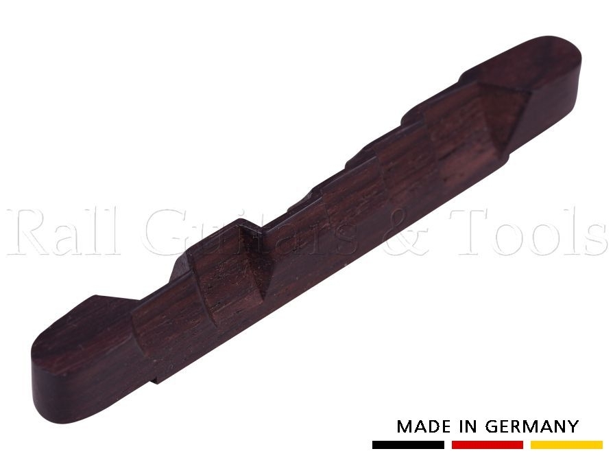 Stegoberteil Jazz Gitarre Palisander - beide Seiten gestuft Stegoberteil Jazz Gitarre Palisander - beide Seiten gestuft