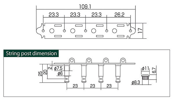 Gotoh MA-40 Mandolinen Mech. A-Style Nickel