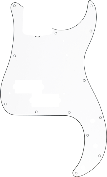 Fender '62 Precision Bass® Pick Guard Weiß Fender '62 Precision Bass® Pick Guard Weiß