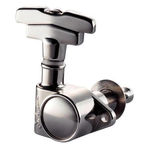 Schaller Mechanik M6 Vintage Stufenfl. 6 Links, Ni Schaller Mechanik M6 Vintage Stufenfl. 6 Links, Ni