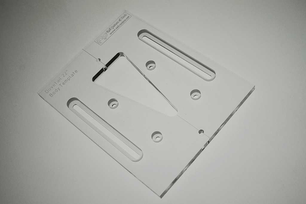 Schwalbenschwanz Frässchablone 22° - Korpus Schwalbenschwanz Frässchablone 22° - Korpus