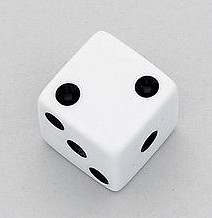 AP Potiknopf Würfel Weiß 2er Set AP Potiknopf Würfel Weiß 2er Set