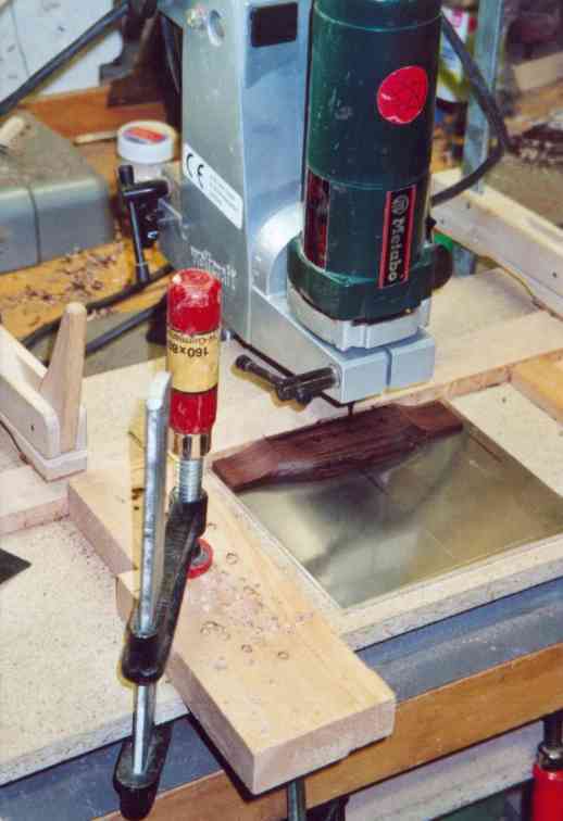Herstellung des Stegs