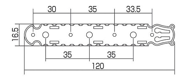 Gotoh 35G-420 Klassik Mechanik Lyra 3L3R gold