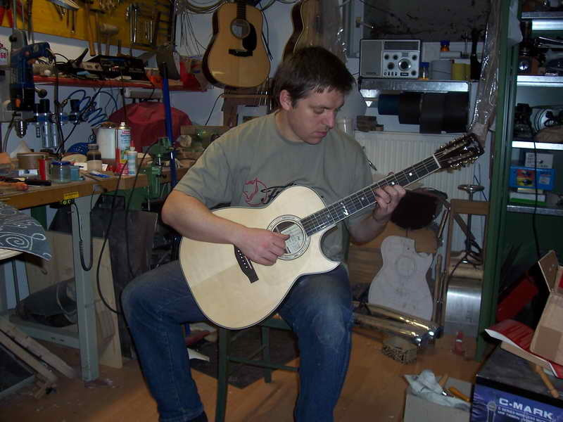 Gerade zusammen gebaut - erster Test