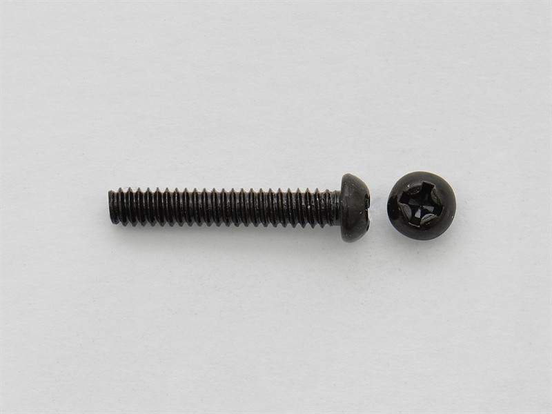 Tonabnehmer Montageschraube ST-Type Schwarz 1x Tonabnehmer Montageschraube ST-Type Schwarz 1x