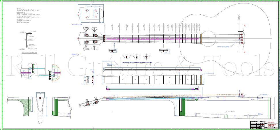Bauplan Akustik Bass 18" - 34" Mensur Bauplan Akustik Bass 18" - 34" Mensur