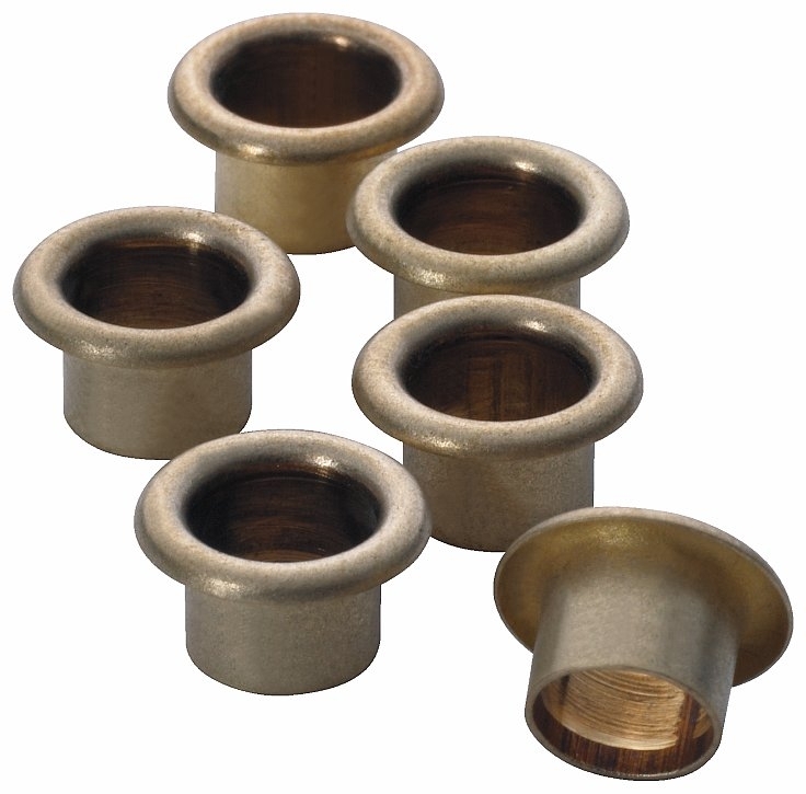 6'er Set Mechanikhülsen 7mm, Messing