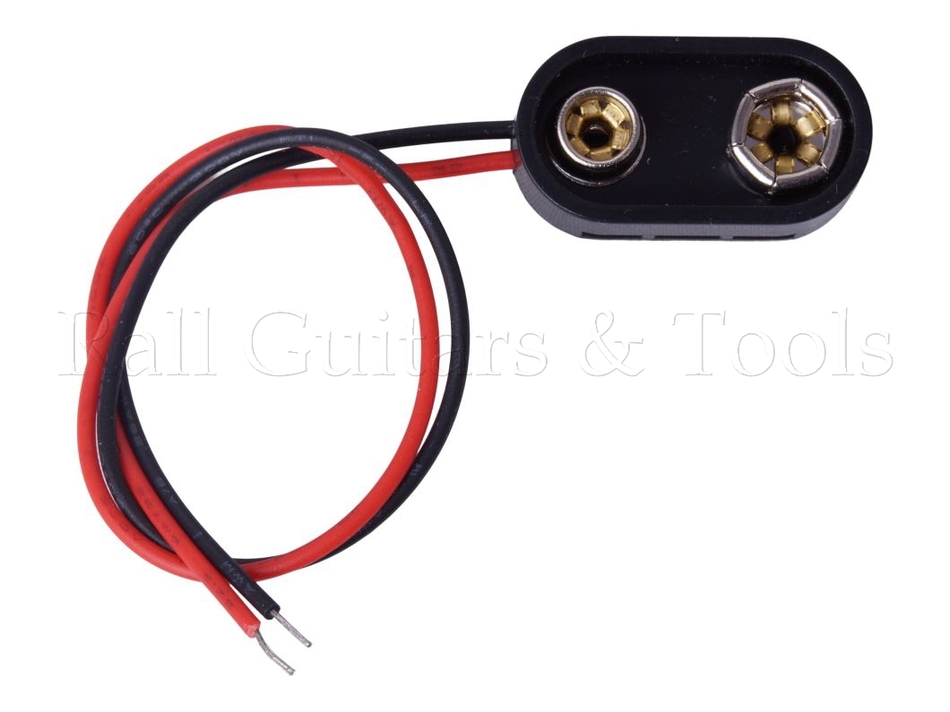 Batterieclip 9V, stabil - seitlich