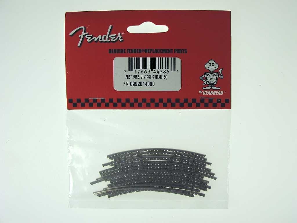 Fender Bunddraht 24 Stücke 1,0 x 2,2mm - vintage Fender Bunddraht 24 Stücke 1,0 x 2,2mm - vintage