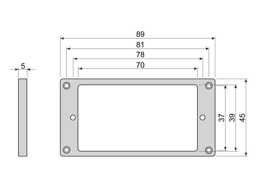 HB Rahmen für flache Decke, niedrig 5, creme HB Rahmen für flache Decke, niedrig 5, creme