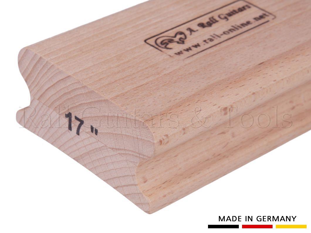 R=17" Schleifklotz aus Hartholz 250mm R=17" Schleifklotz aus Hartholz 250mm