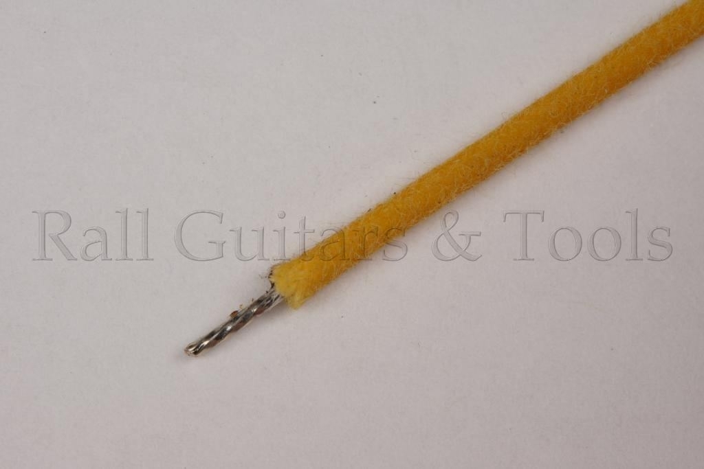 Vintage Einzelader gelb, Baumwollisolierung 1m Vintage Einzelader gelb, Baumwollisolierung 1m