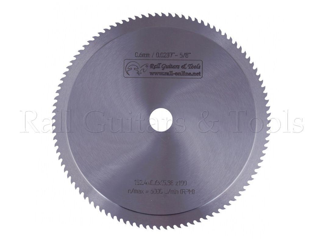 6" x 5/8" Kreissägeblatt für Bundsäge 0,6mm (0,023")