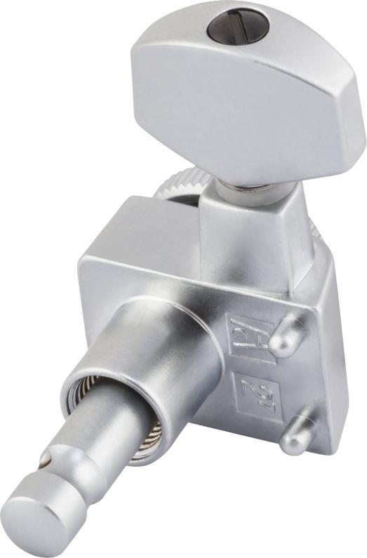 Fender® Locking Mechaniken Deluxe - Brushed Chrome