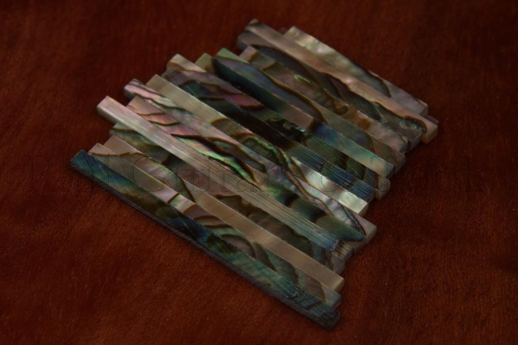 Einlagestück gerade Abalone 380mm (15") - 1,6mm