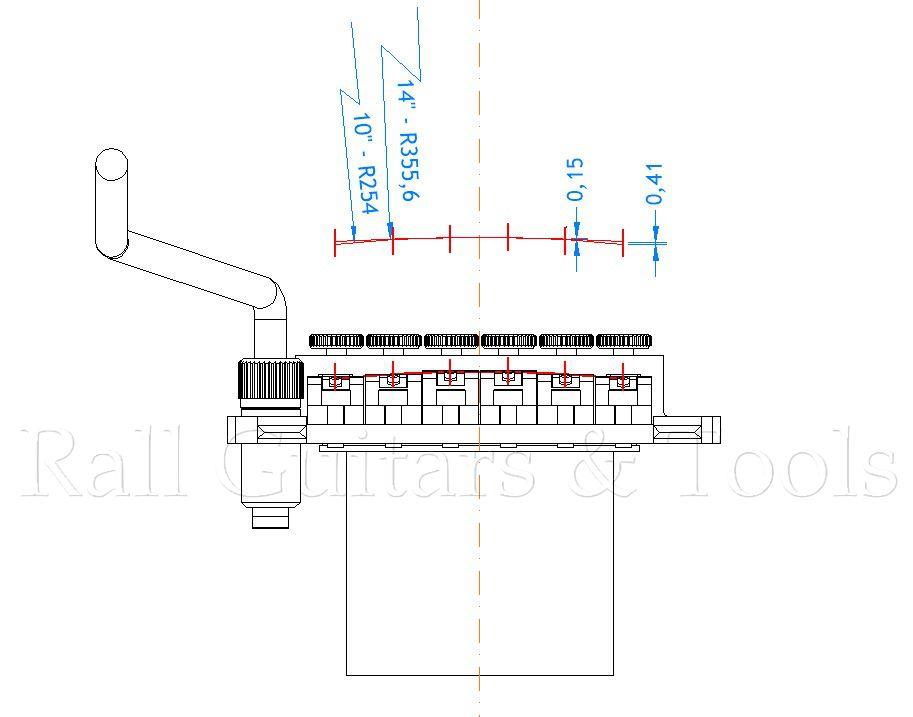 Unterleger Für Floyd-Style Saitenreiter 6er Set