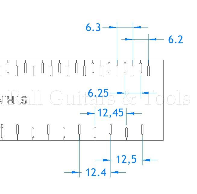 Teilungslineal - String Spacing Rule