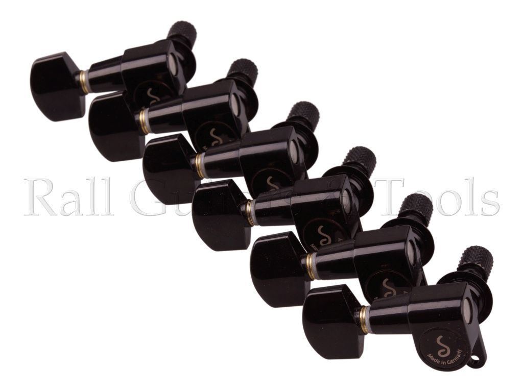 Schaller M6 Mini Toplocking 6R Schwarz V-Tec®