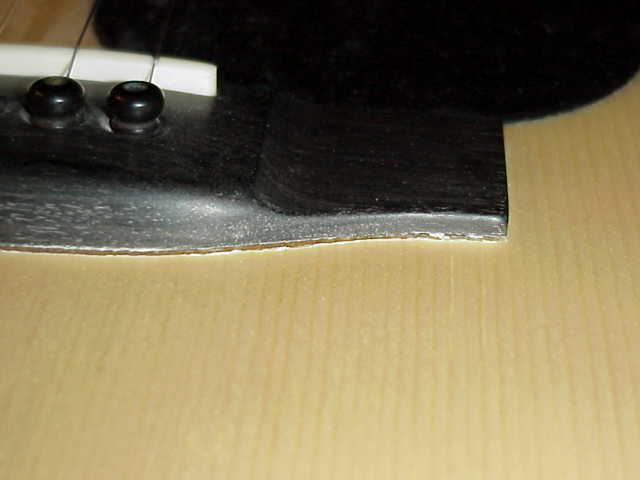 Reparatur eines losen Stegs