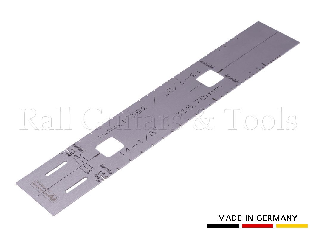 Mensurschablone Mandoline 14-1/8" + 13-7/8" Mensurschablone Mandoline 14-1/8" + 13-7/8"