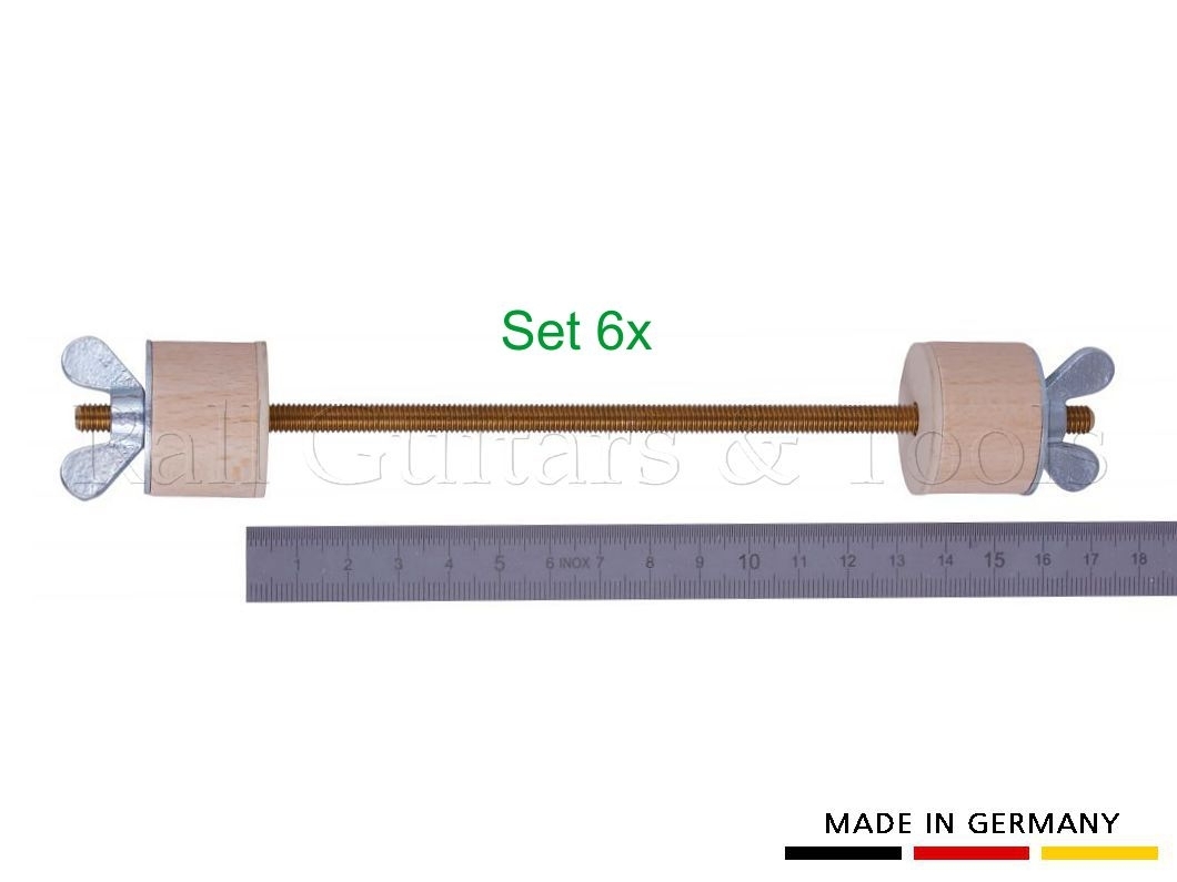 Zuleimschraubzwinge Spool Clamp 140mm - 6'er Set