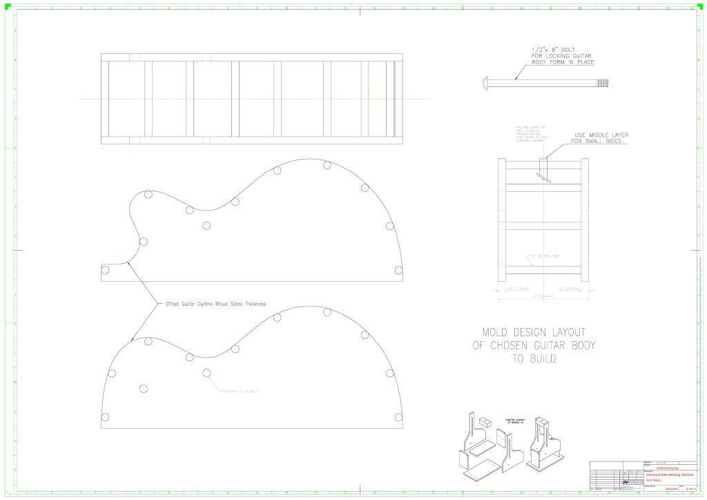 Bauplan Universal Zargen-Biegepresse