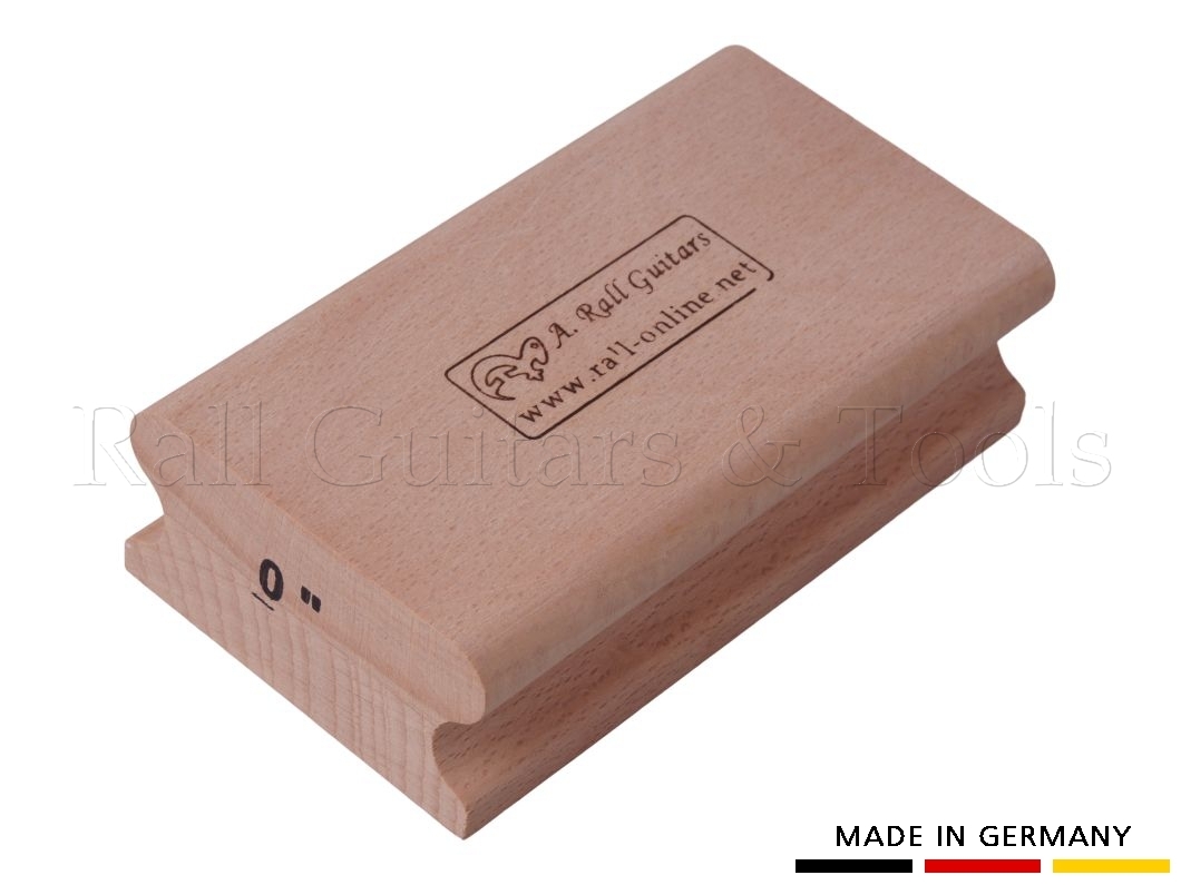 R=0" Schleifklotz aus Hartholz; 125mm R=0" Schleifklotz aus Hartholz; 125mm