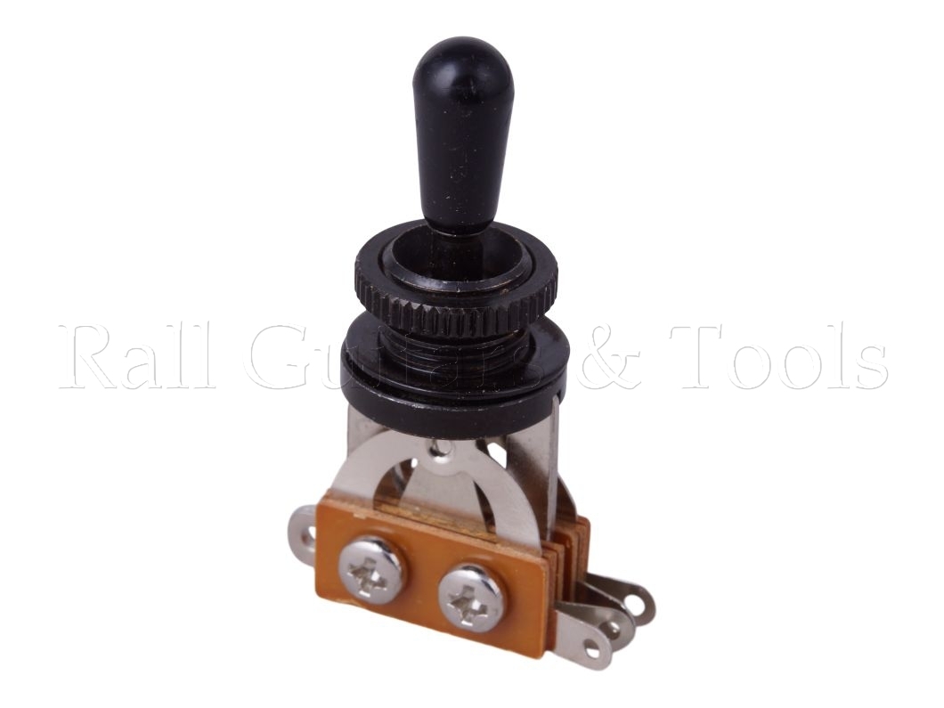 LP-style Wechsel-Schalter, schwarz/schwarz LP-style Wechsel-Schalter, schwarz/schwarz