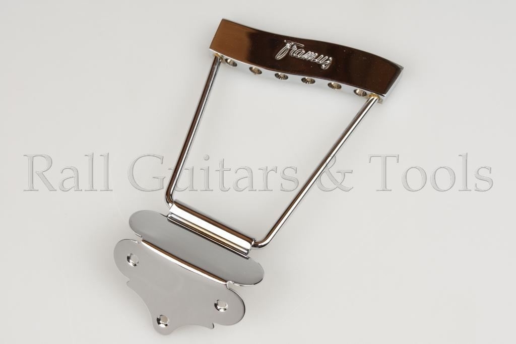 Framus Trapez Saitenhalter für Semiakustik chrom