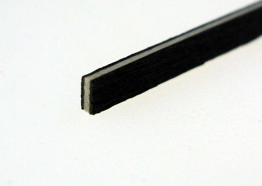 Randeinlage Holz s/w/s 3-lagig h=2,5 b=1,2mm l=800 Randeinlage Holz s/w/s 3-lagig h=2,5 b=1,2mm l=800