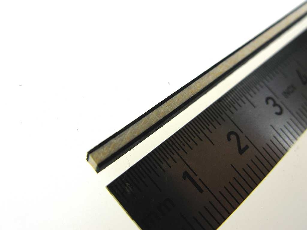 Randeinlage Holz 3-lagig: s/w/s, h=2,5 b=2,4 l=800 Randeinlage Holz 3-lagig: s/w/s, h=2,5 b=2,4 l=800