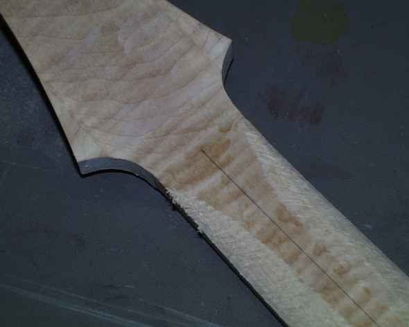 Herstellung des Halsprofils