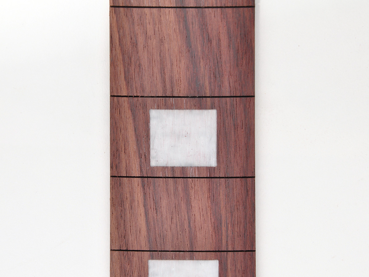 Griffbrett 24 9/16 Geschl. Palisander Block Inlay