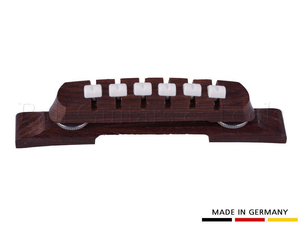 Steg für Archtop Gitarre Pali./Kunststoffreiter