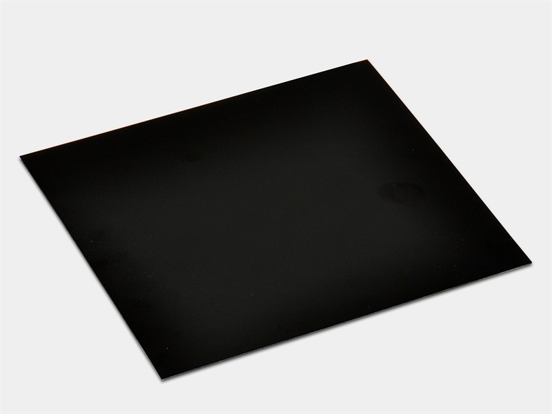 Pickguardplatte dünn; schwarz 200x200mm