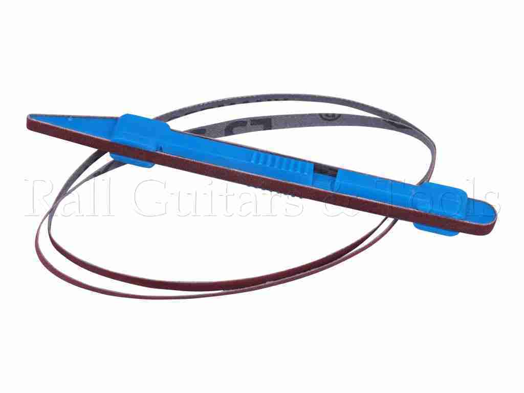 Schleifstab für Bünde; 160 x 6,35mm, gefedert