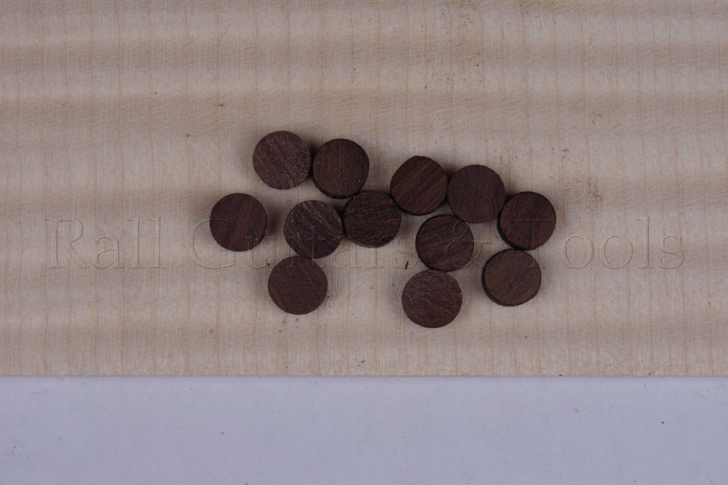 12'er Satz Augen 6mm, Palisander 12'er Satz Augen 6mm, Palisander