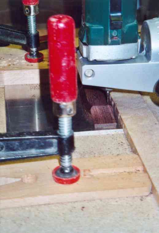Herstellung des Stegs