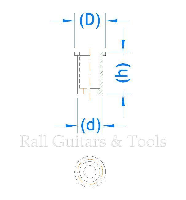 Göldo HW45C Saitenführung Nickel 8,3x9