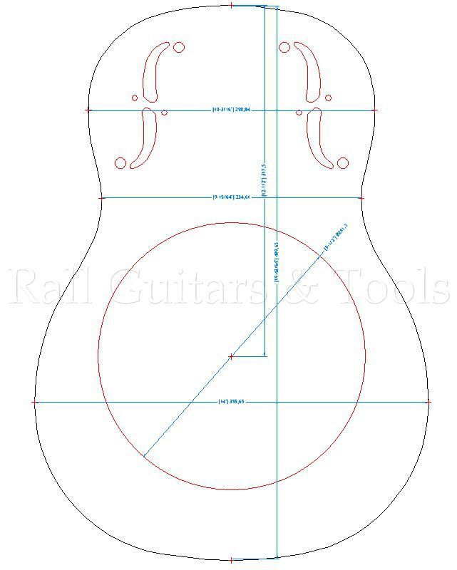 Biegeform 6" - Bausatz Resonator 14" (D-bro)