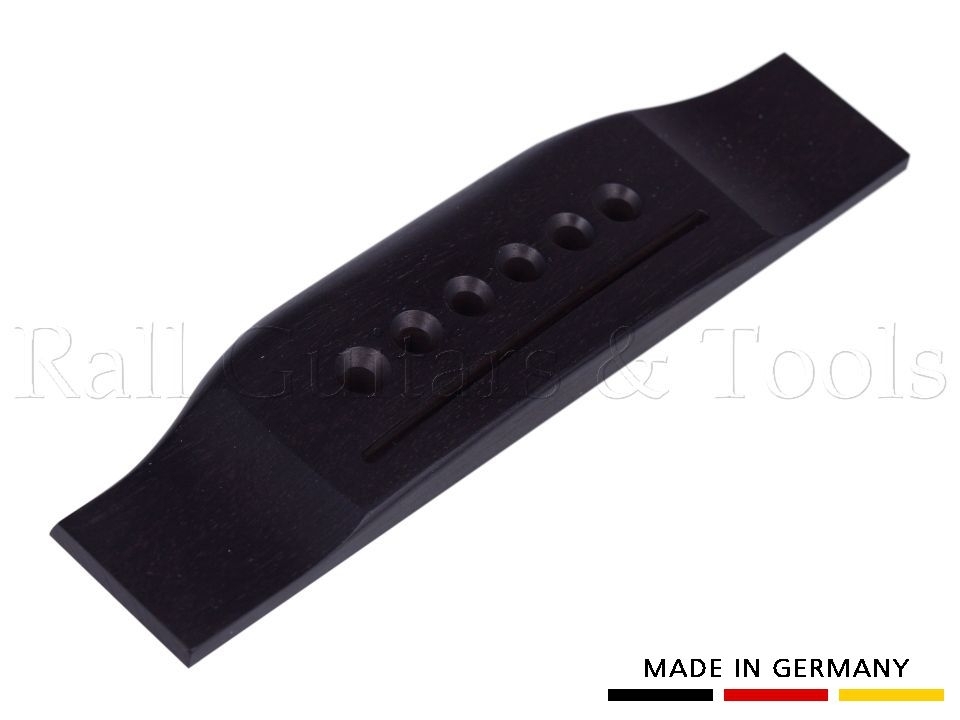 Martin Style Gitarrenbrücke Ebenholz - 54 / 2,24mm Schlitz