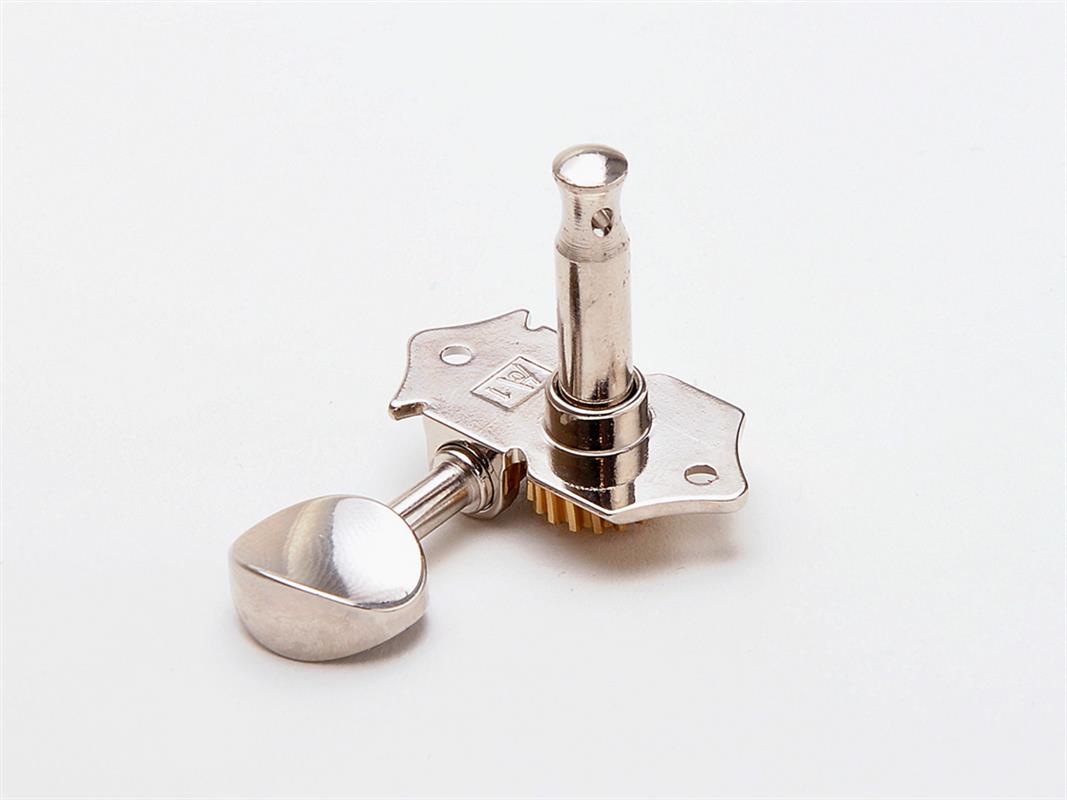 Satz Gitarrenmechaniken Nickel oval, Kluson MVV3N 3L+3R Satz Gitarrenmechaniken Nickel oval, Kluson MVV3N 3L+3R