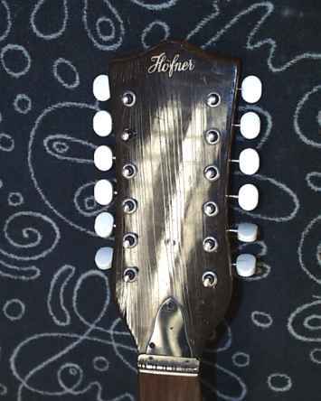 12-string Höfner Bj. 72 Reparatur