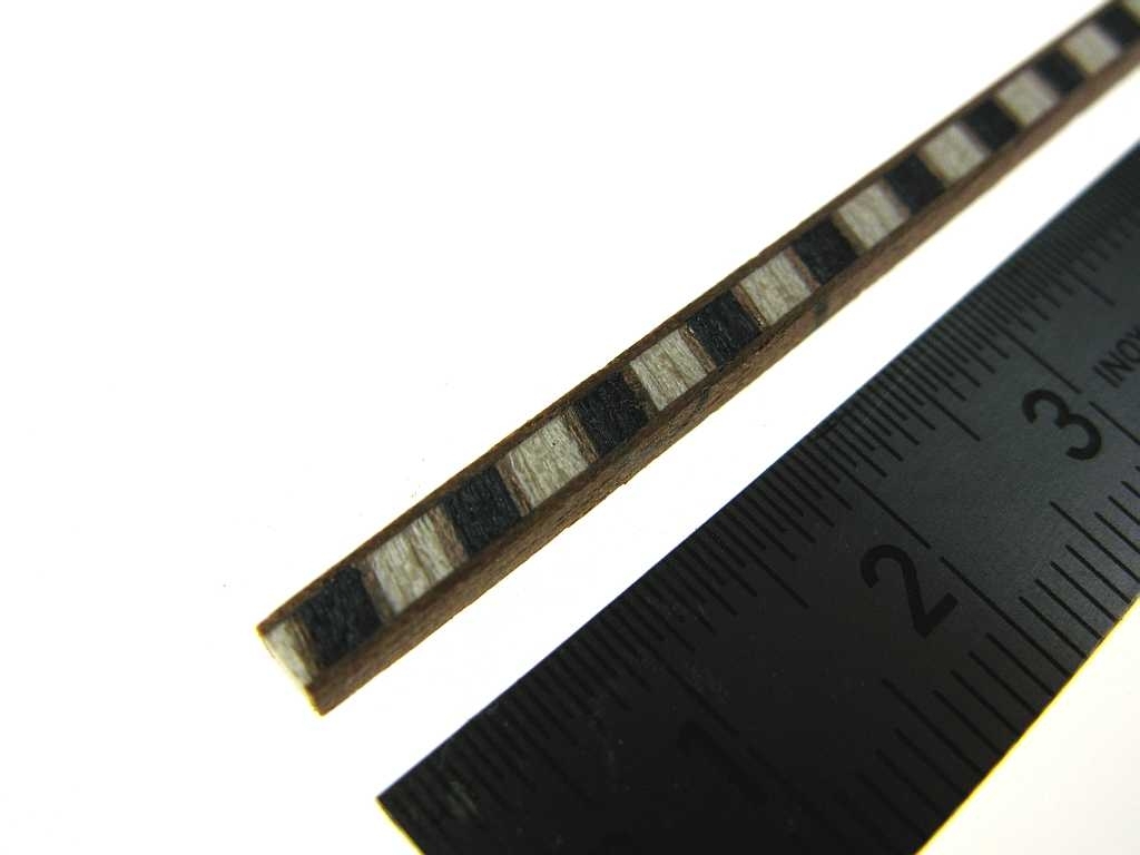 Mosaik Randeinlage Holz -br-; h=2,5 b=3,0 l=800