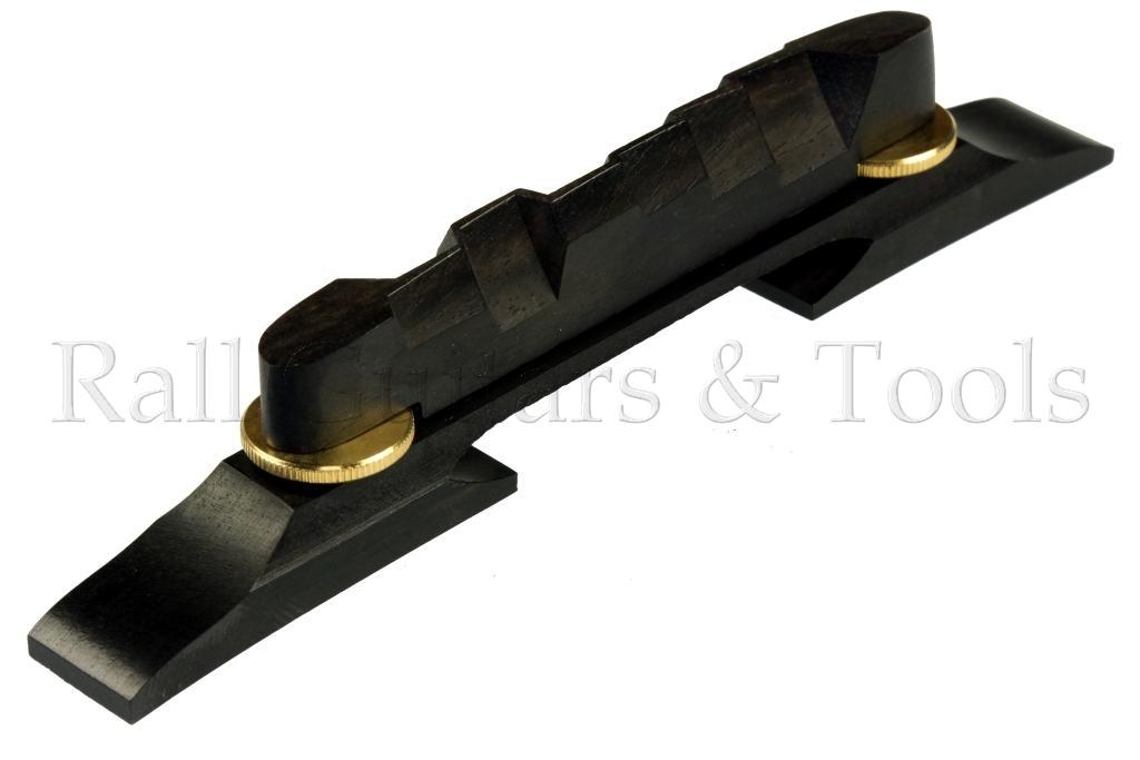 Steg für Jazz Gitarre Ebenho. gold - flex,poliert