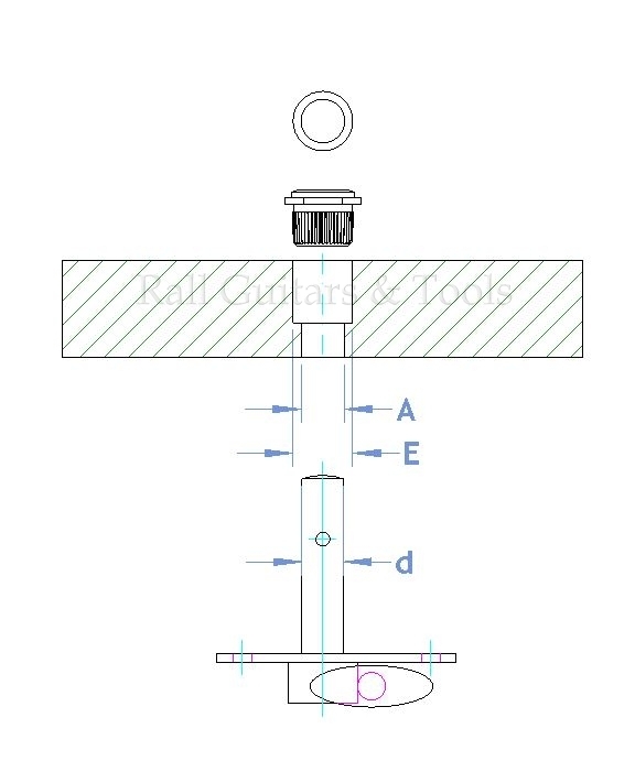 HM Stufenbohrer mit Zentrierspitze 7 / 8,6mm